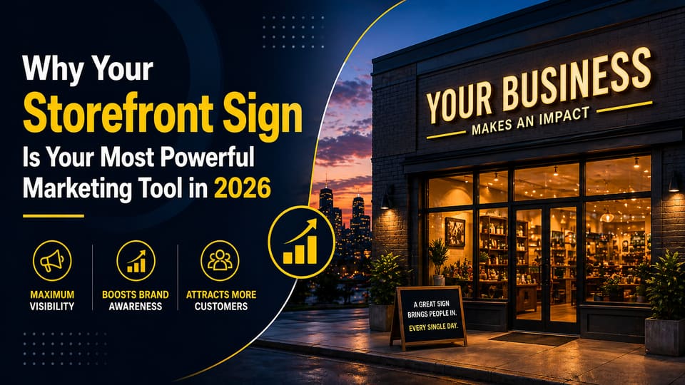 Why Your Storefront Sign Is Your Most Powerful Marketing Tool in 2026