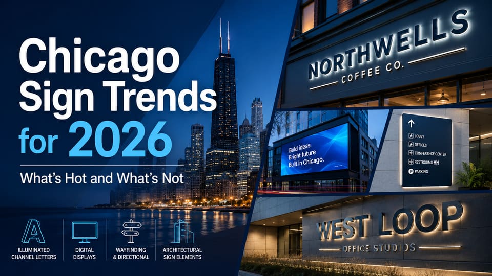 Chicago Sign Trends for 2026: What's Hot and What's Not